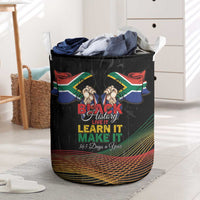 South Africa Black History Month Laundry Basket Live It Learn It Make It - Wonder Print Shop