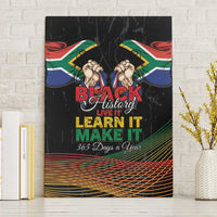 South Africa Black History Month Canvas Wall Art Live It Learn It Make It - Wonder Print Shop