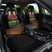 South Africa Black History Month Car Seat Cover Live It Learn It Make It - Wonder Print Shop