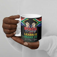 Personalized South Africa Black History Month Ceramic Mug Live It Learn It Make It - Wonder Print Shop
