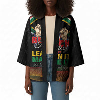 Personalized South Africa Black History Month Kimono Live It Learn It Make It - Wonder Print Shop