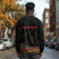 Personalized South Africa Black History Month Long Sleeve Shirt Live It Learn It Make It - Wonder Print Shop