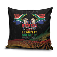 South Africa Black History Month Pillow Cover Live It Learn It Make It - Wonder Print Shop