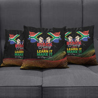 South Africa Black History Month Pillow Cover Live It Learn It Make It - Wonder Print Shop