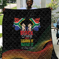 South Africa Black History Month Quilt Live It Learn It Make It - Wonder Print Shop