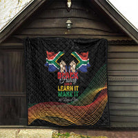 South Africa Black History Month Quilt Live It Learn It Make It - Wonder Print Shop
