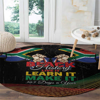 South Africa Black History Month Round Carpet Live It Learn It Make It - Wonder Print Shop
