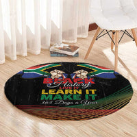 South Africa Black History Month Round Carpet Live It Learn It Make It - Wonder Print Shop