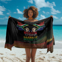 South Africa Black History Month Sarong Live It Learn It Make It - Wonder Print Shop