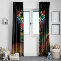 South Africa Black History Month Window Curtain Live It Learn It Make It - Wonder Print Shop
