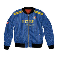 Custom Italy Football 2026 Bomber Jacket Road To Champions - Wonder Print Shop