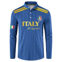 Custom Italy Football 2026 Button Sweatshirt Road To Champions - Wonder Print Shop