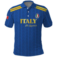 Custom Italy Football 2026 Polo Shirt Road To Champions - Wonder Print Shop