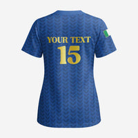 Custom Italy Football 2026 Scrub Top Road To Champions - Wonder Print Shop