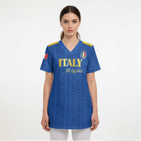 Custom Italy Football 2026 Scrub Top Road To Champions - Wonder Print Shop