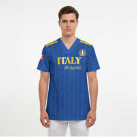 Custom Italy Football 2026 Scrub Top Road To Champions - Wonder Print Shop
