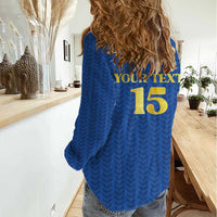 Custom Italy Football 2026 Women Casual Shirt Road To Champions - Wonder Print Shop