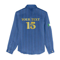 Custom Italy Football 2026 Women Casual Shirt Road To Champions - Wonder Print Shop