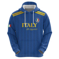 Custom Italy Football 2026 Zip Hoodie Road To Champions - Wonder Print Shop