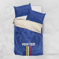 Custom Central African Republic Football Bedding Set Go Les Fauves Go