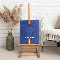 Custom Central African Republic Football Canvas Wall Art Go Les Fauves Go