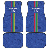 Custom Central African Republic Football Car Mats Go Les Fauves Go