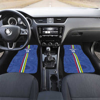 Custom Central African Republic Football Car Mats Go Les Fauves Go