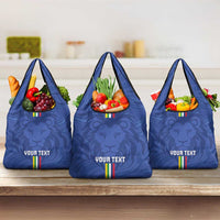 Custom Central African Republic Football Grocery Bag Go Les Fauves Go