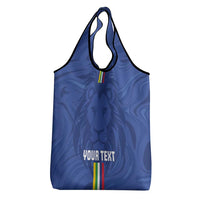 Custom Central African Republic Football Grocery Bag Go Les Fauves Go