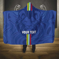 Custom Central African Republic Football Hooded Blanket Go Les Fauves Go