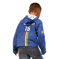 Custom Central African Republic Football Kid Hoodie Go Les Fauves Go