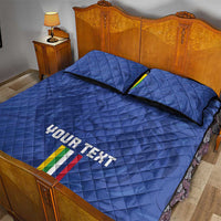 Custom Central African Republic Football Quilt Bed Set Go Les Fauves Go
