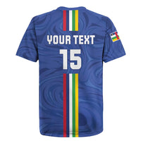 Custom Central African Republic Football Rugby Jersey Go Les Fauves Go