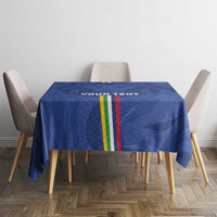 Custom Central African Republic Football Tablecloth Go Les Fauves Go