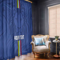 Custom Central African Republic Football Window Curtain Go Les Fauves Go