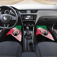 Personalized Sudan Car Mats Sudanese Secretary Bird Flag Style