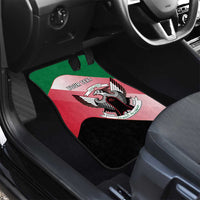 Personalized Sudan Car Mats Sudanese Secretary Bird Flag Style