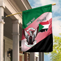 Personalized Sudan Garden Flag Sudanese Secretary Bird Flag Style