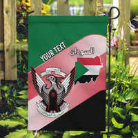 Personalized Sudan Garden Flag Sudanese Secretary Bird Flag Style