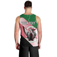 Personalized Sudan Men Tank Top Sudanese Secretary Bird Flag Style