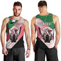 Personalized Sudan Men Tank Top Sudanese Secretary Bird Flag Style