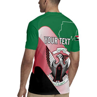 Personalized Sudan Rugby Jersey Sudanese Secretary Bird Flag Style