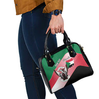 Personalized Sudan Shoulder Handbag Sudanese Secretary Bird Flag Style