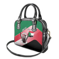 Personalized Sudan Shoulder Handbag Sudanese Secretary Bird Flag Style