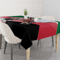 Personalized Sudan Tablecloth Sudanese Secretary Bird Flag Style