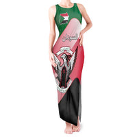 Personalized Sudan Tank Maxi Dress Sudanese Secretary Bird Flag Style