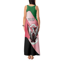 Personalized Sudan Tank Maxi Dress Sudanese Secretary Bird Flag Style