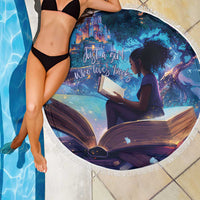 Black Girls Book Lovers Beach Blanket Just A Girl Who Loves Books