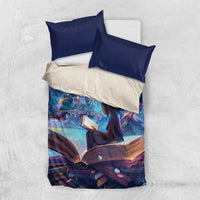 Black Girls Book Lovers Bedding Set Just A Girl Who Loves Books