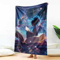 Black Girls Book Lovers Blanket Just A Girl Who Loves Books